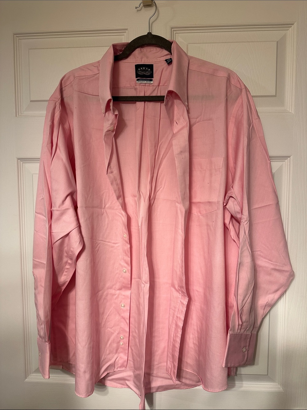 Men's Light Pink Dress Shirt - Classic Cotton Button-Down